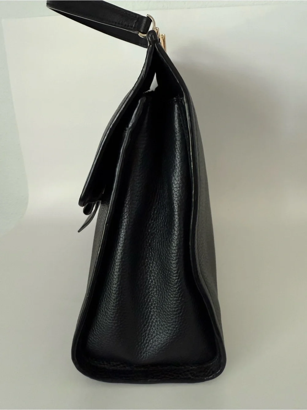 Kate Spade Black Leather Top-Handle Satchel